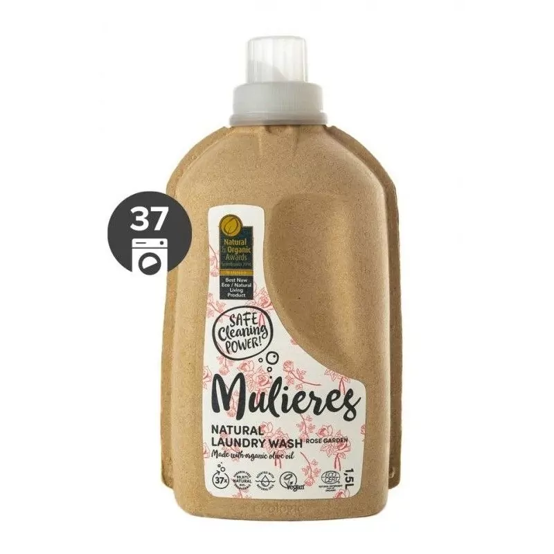 Koncentrovaný prací gel s vůní růžové zahrady BIO Mulieres - 1500 ml Koncentrovaný prací gel s vůní růžové zahrady BIO Mulieres - 1500 ml
