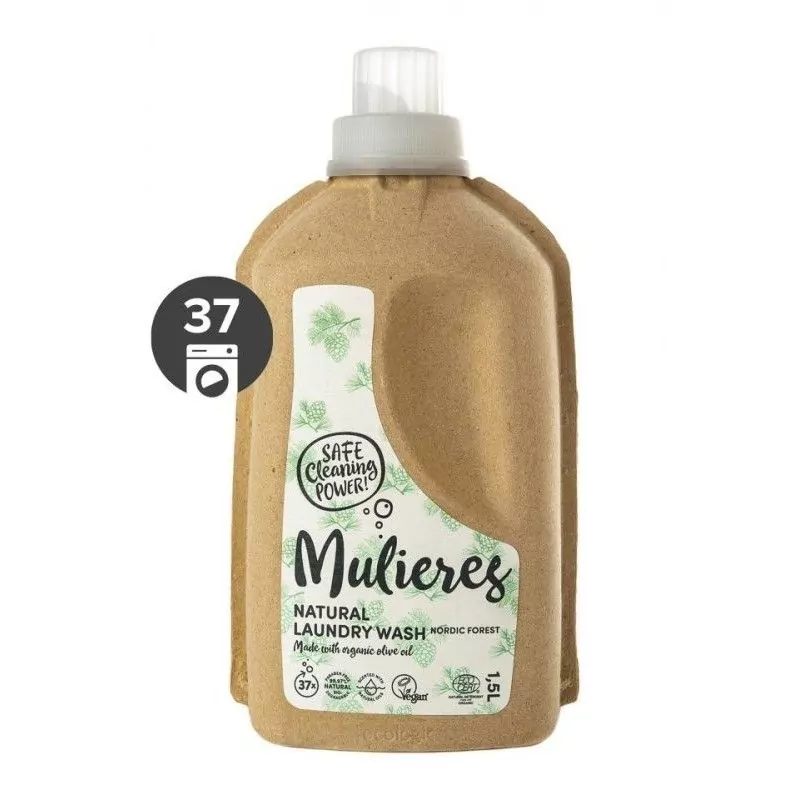 Koncentrovaný prací gel s vůní severského lesu BIO Mulieres - 1500 ml Koncentrovaný prací gel s vůní severského lesu BIO Mulieres - 1500 ml