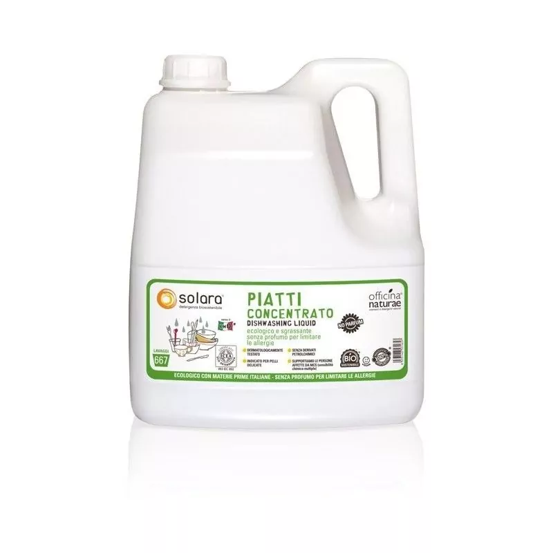 Extra koncentrovaný gel na nádobí bez parfemace Officina Naturae - 4000 ml Extra koncentrovaný gel na nádobí bez parfemace Officina Naturae - 4000 ml