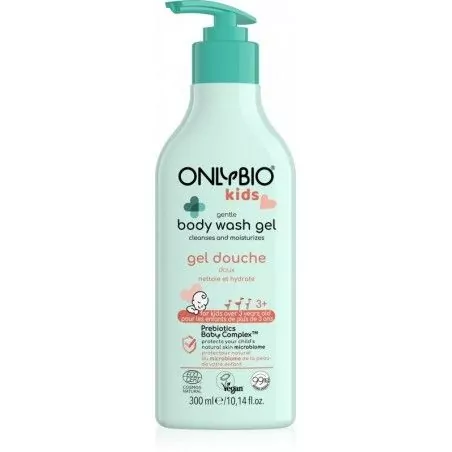 Jemný umývací gél pre deti od 3 rokov s jemnou vôňou OnlyBio - 300 ml