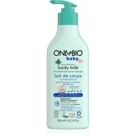 Hypoalergenní tělové mléko pro miminka OnlyBio - 300 ml
