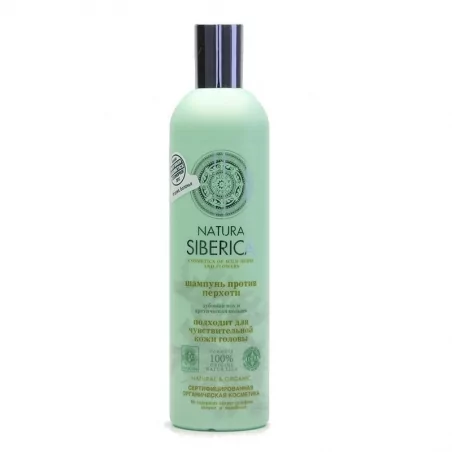 Šampon pro citlivou pokožku hlavy Proti lupům Natura Siberica - 400 ml