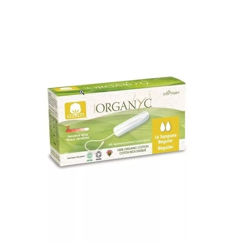 Tampony z biobavlny "Regular" Organyc - 16 ks Tampony z biobavlny "Regular" Organyc - 16 ks