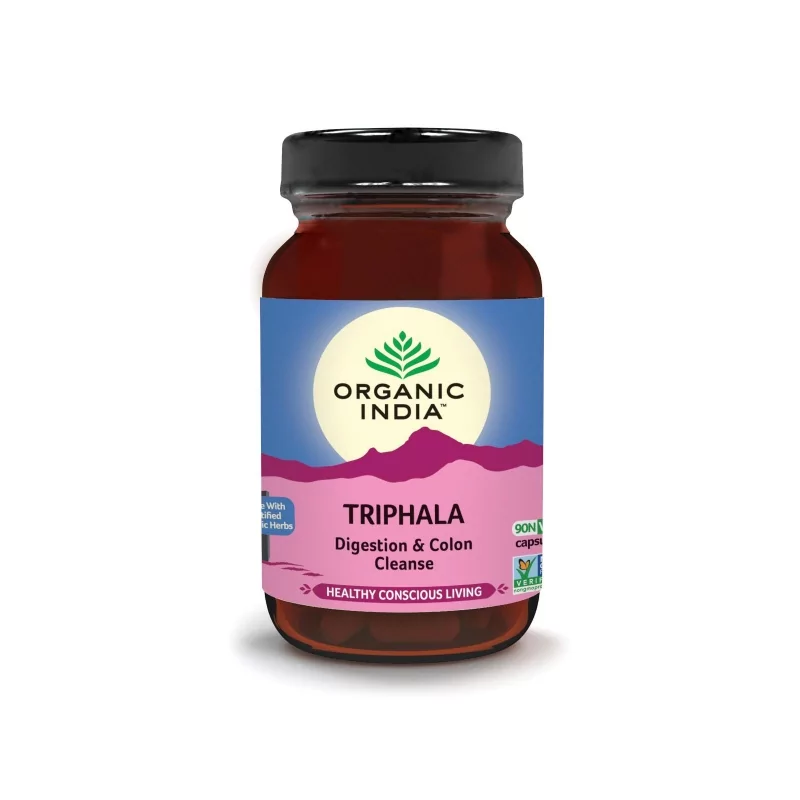 Triphala (kapsle, BIO) Organic India - 60 ks, 34.8 g Triphala (kapsle, BIO) Organic India - 60 ks, 34.8 g