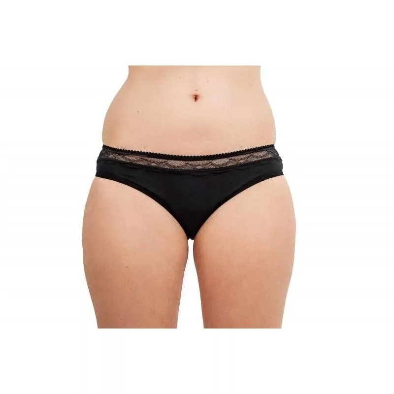 Menstruační kalhotky střední a slabá menstruace (XL) černé "Malé" Pinke Welle Menstruační kalhotky střední a slabá menstruace (XL) černé "Malé" Pinke Welle