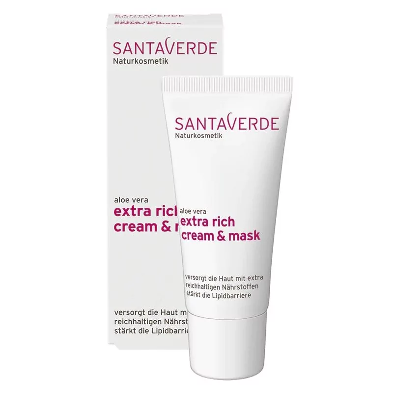 Extra rich pleťový krém a maska Santaverde - 30 ml Extra rich pleťový krém a maska Santaverde - 30 ml