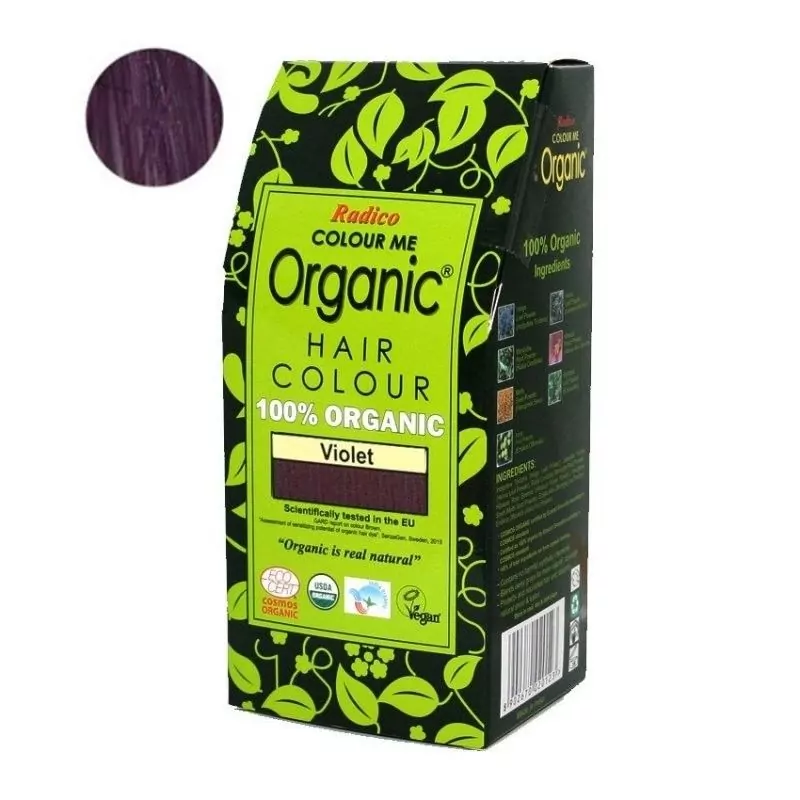 Přírodní barva na vlasy (odstín fialová) BIO Radico - 100 g Přírodní barva na vlasy (odstín fialová) BIO Radico - 100 g