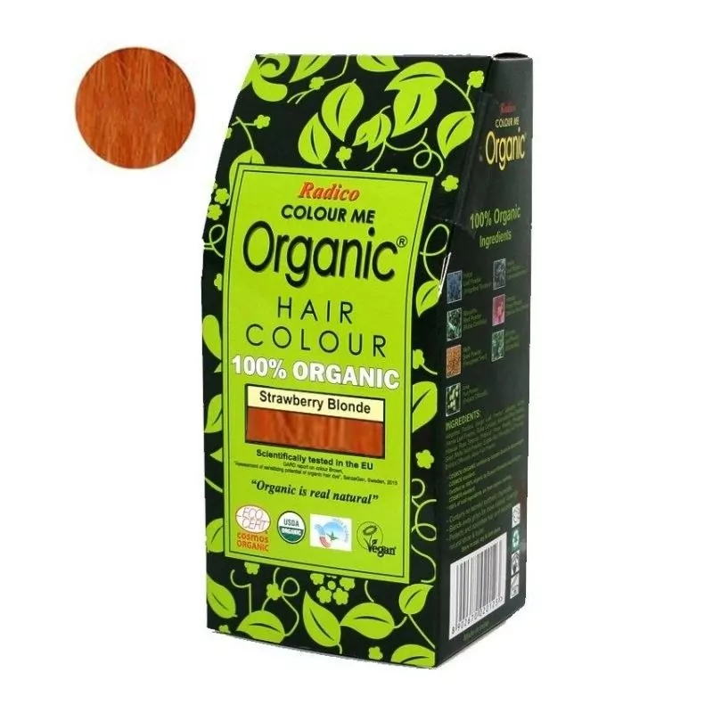 Prírodná farba na vlasy (odtieň jahodová blond) BIO Radico - 100 g Prírodná farba na vlasy (odtieň jahodová blond) BIO Radico - 100 g