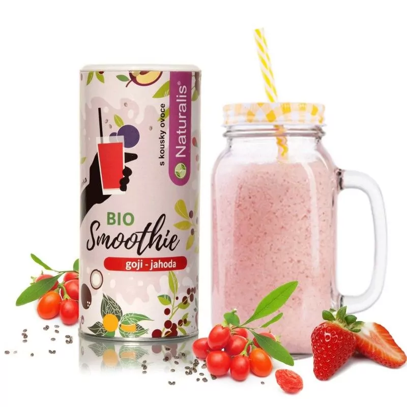 Smoothie Naturalis Goji a Jahoda BIO - 180g Smoothie Naturalis Goji a Jahoda BIO - 180g