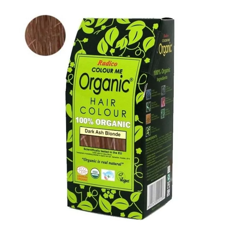 Přírodní barva na vlasy (odstín tmavě popelavá blond) BIO Radico - 100 g Přírodní barva na vlasy (odstín tmavě popelavá blond) BIO Radico - 100 g