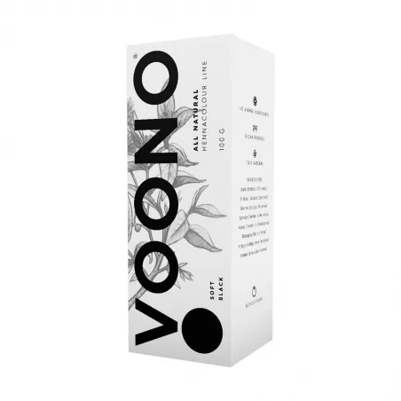 Henna Soft Black Voono - 100 g