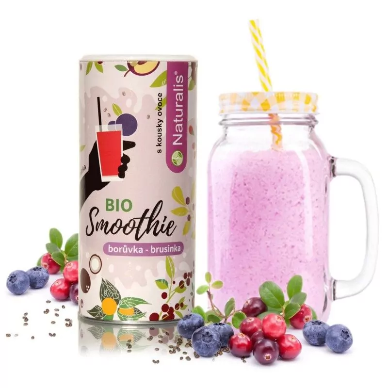 Smoothie Naturalis Borůvka a Brusinka BIO - 180g Smoothie Naturalis Borůvka a Brusinka BIO - 180g