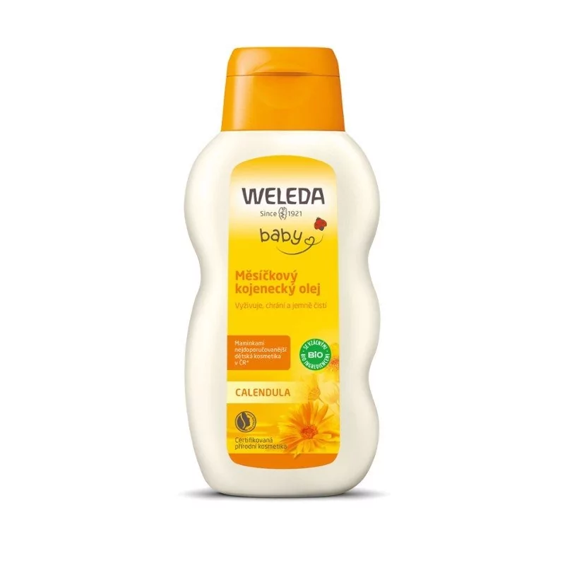 Baby Měsíčkový kojenecký olej Weleda - 200 ml Baby Měsíčkový kojenecký olej Weleda - 200 ml