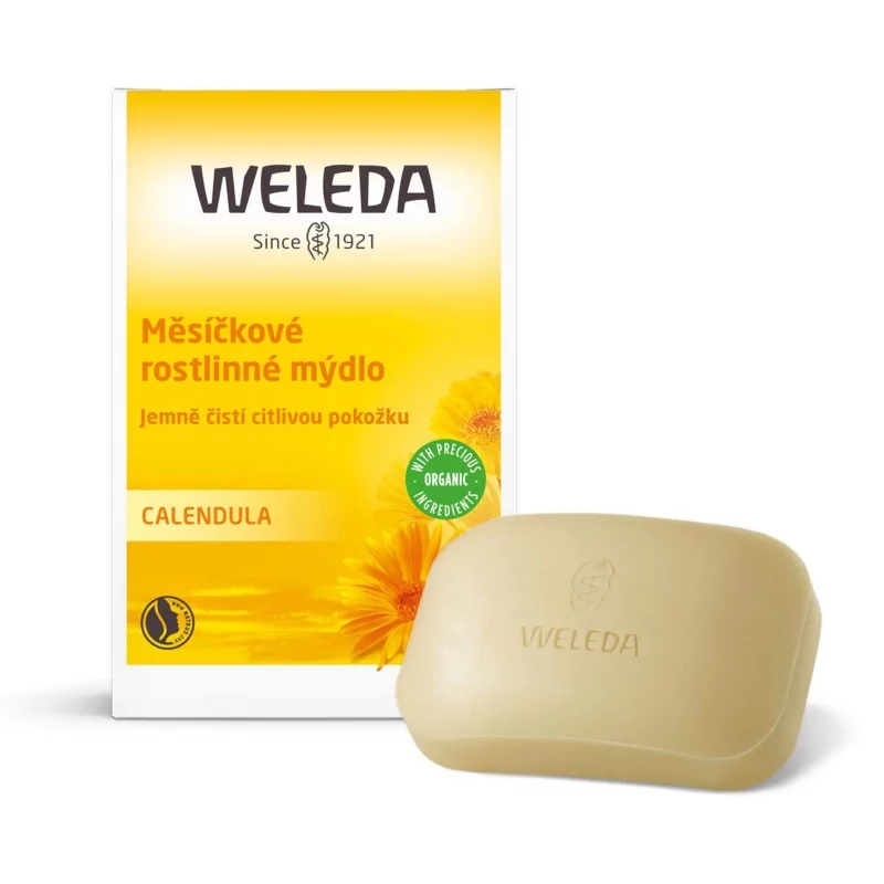 Měsíčkové rostlinné mýdlo Weleda - 100 g Měsíčkové rostlinné mýdlo Weleda - 100 g