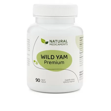 Wild Yam Premium Natural Medicaments - 90 kapslí