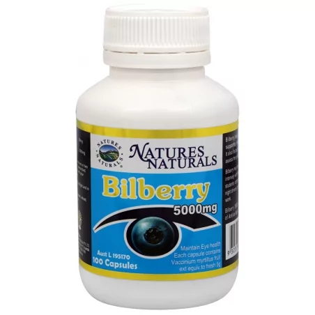 Bilberry 5000 mg Australian Remedy - 100 kapslí