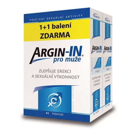 Argin-IN pro muže 45 tobolek + Argin-IN 45 tobolek zdarma Simply You