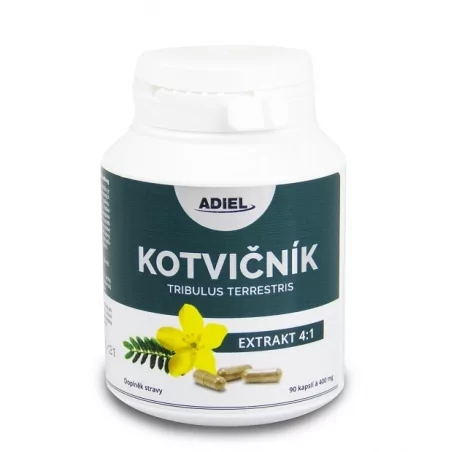 Adiel Kotvičník zemní tribulus terrestris Adiel - 90 pilulek