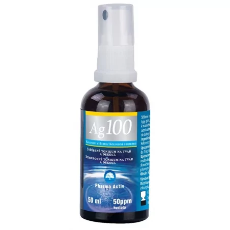 Koloidní stříbro Ag100 (50ppm) 50 ml SPRAY Pharma Activ