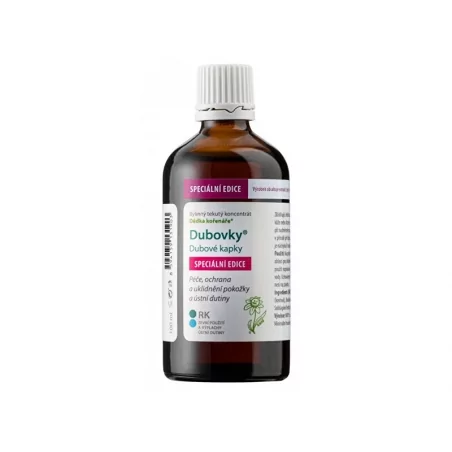 Dubovky – Dubové kapky RK SE 100 ml / Speciální edice Dědek Kořenář