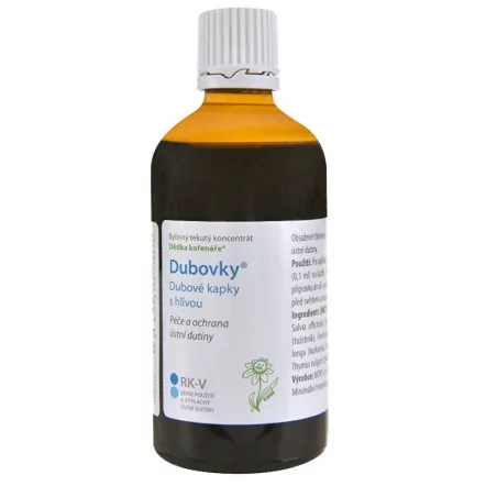 Dubovky – Dubové kapky s hlívou RK-V Dědek Kořenář - 100 ml