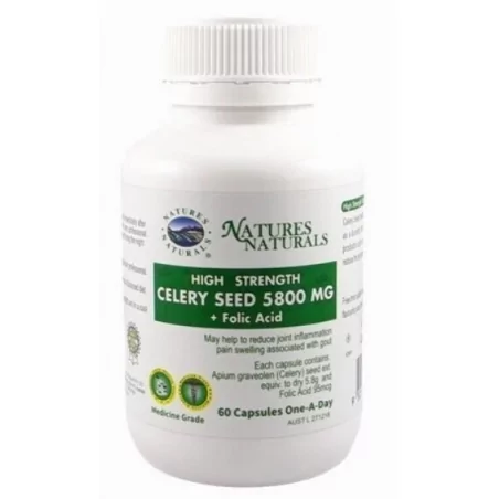 Celery Seed 5800 mg Australian Remedy - 60 kapslí