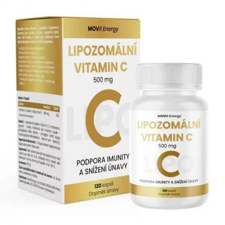 Lipozomální Vitamin C 500 mg MOVit Energy - 120 kapslí