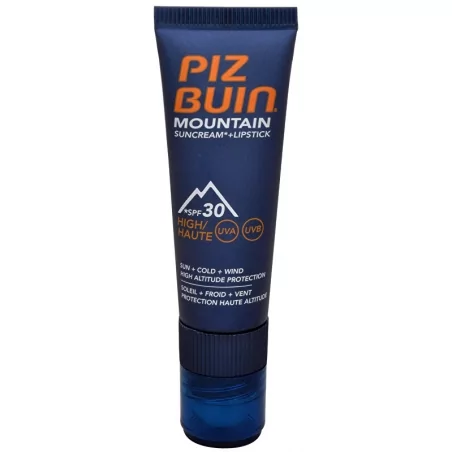 Sluneční krém SPF 30 a ochranný balzám na rty SPF 30 2 v 1 (Mountain Combi "2 in 1" Sun Cream a Lipstick) 20 ml + Piz Buin - 2,3