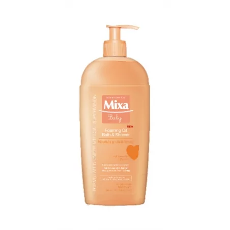 Pěnivý Baby olej do koupele Mixa - 400 ml