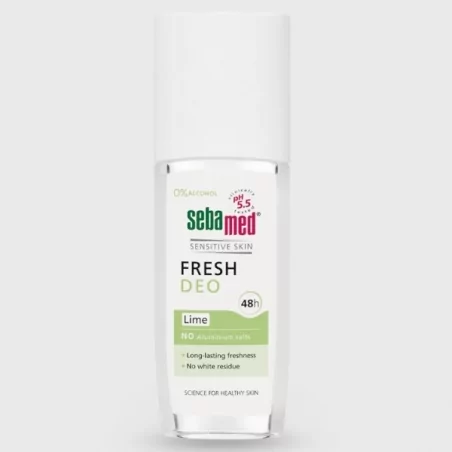 Deodorant ve spreji 24H Lime Classic (24 Hr. Care Deodorant) Sebamed - 75 ml