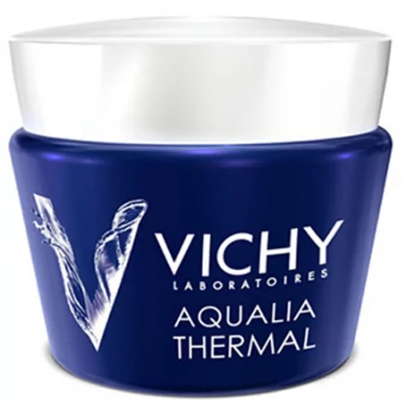 Intenzivní noční péče proti známkám únavy Aqualia Thermal Night Spa (Replenishing Anti-Fatigue Cream-Gel) Vichy - 75 ml
