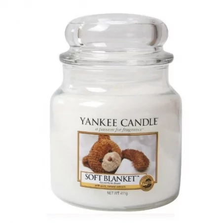 Aromatická svíčka střední Soft Blanket Yankee Candle - 411 g