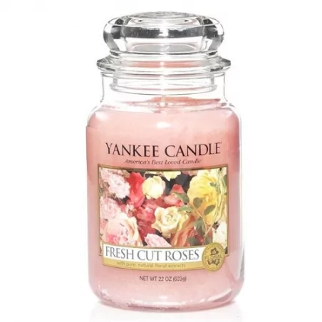 Aromatická svíčka velká Fresh Cut Roses Yankee Candle - 623 g