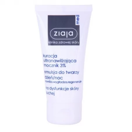 Regenerační a hydratační krém s vyhlazujícím efektem Ultra-Moisturizing With Urea Ziaja - 50 ml
