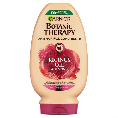 Posilující balzám s ricinovým a mandlovým olejem pro slabé a lámající se vlasy Botanic Therapy (Fortifying Balm -Conditioner) Ga