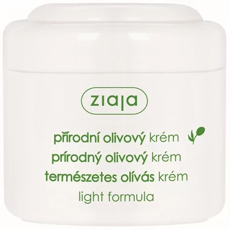 Denní krém pro normální a suchou pleť lehké složení Natural Olive Ziaja - 200 ml
