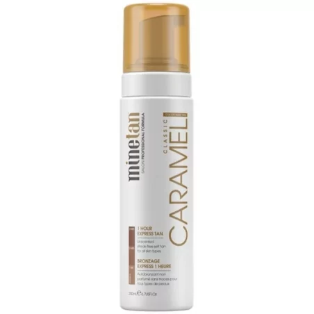 Samoopalovací pěna pro zlatavé opálení Caramel (Classic 1 Hour Express Tan) Minetan - 200 ml