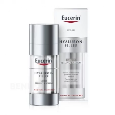 Noční obnovující a vyplňující sérum Hyaluron Filler (Night Peeling & Serum) Eucerin - 30 ml