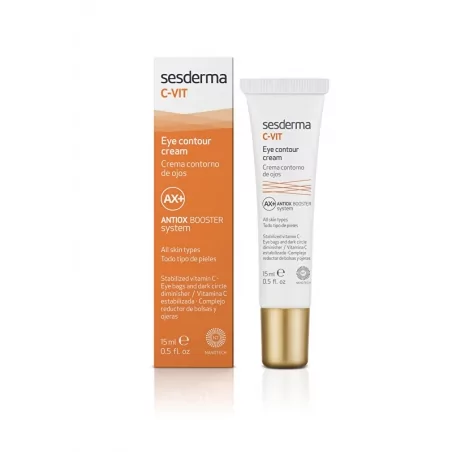 Oční krém proti otokům a tmavým kruhům C-VIT AX+ (Eye Contour Cream) Sesderma - 15 ml