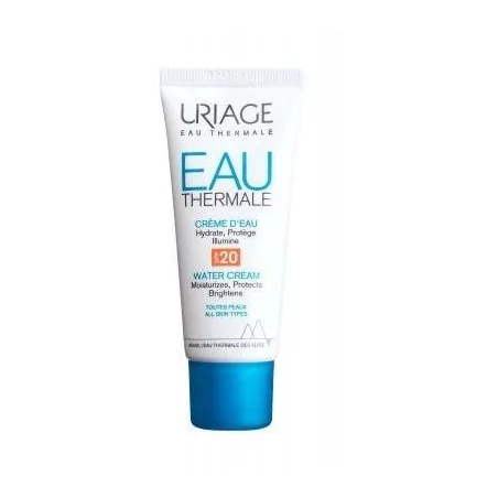 Lehký hydratační krém SPF 20 Eau Thermale (Water Cream) Uriage - 40 ml