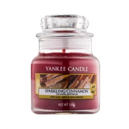 Vonná svíčka Classic malý Sparkling Cinnamon Yankee Candle - 104 g