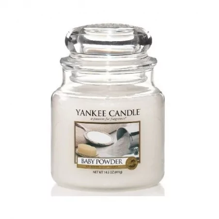 Aromatická svíčka Classic střední Baby Powder Yankee Candle - 411 g