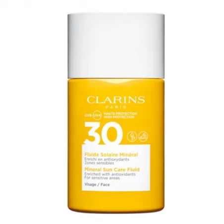 Opalovací fluid na obličej SPF 30 (Mineral Sun Care Fluid) Clarins - 30 ml