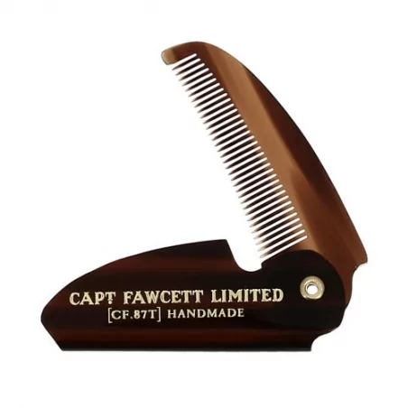 Skládací hřeben na knír CF.87 Captain Fawcett