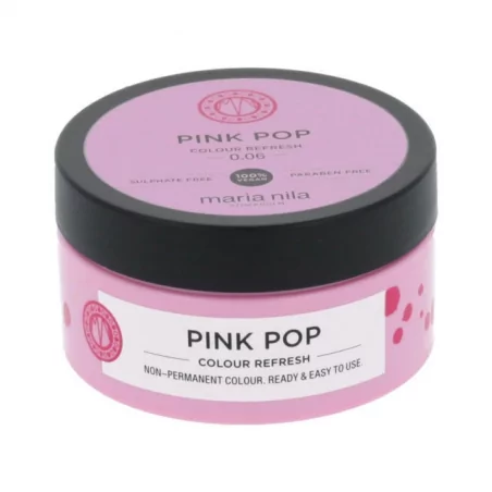 Jemná vyživující maska bez permanentních barevných pigmentů Pink (Colour Refresh Mask) Maria Nila - 300 ml
