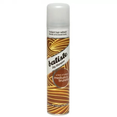 Suchý šampon pro hnědé odstíny vlasů (Dry Shampoo Plus Beautiful Brunette) Batiste - 200 ml