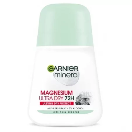 Antiperspirant roll-on pro ženy s magnéziem (Magnesium Ultra Dry) Garnier - 50 ml