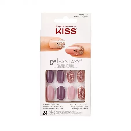 Gelové nehty 69117 Gel Fantasy (Nails) KISS - 24 ks
