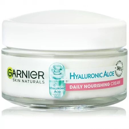 Vyživující krém pro suchou a citlivou pleť Hyaluronic Aloe Cream Garnier - 50 ml