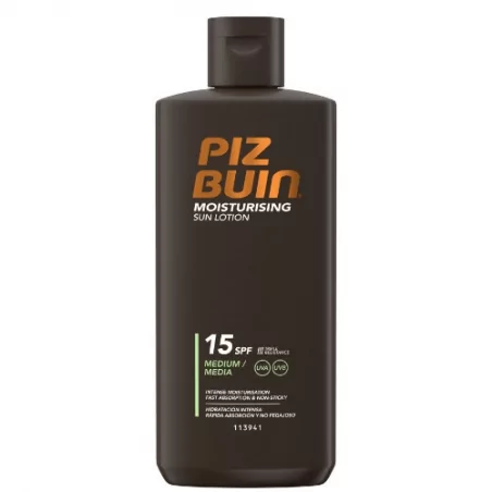 Hydratační mléko na opalování SPF 15 (Moisturizing Sun Lotion) Piz Buin - 200 ml